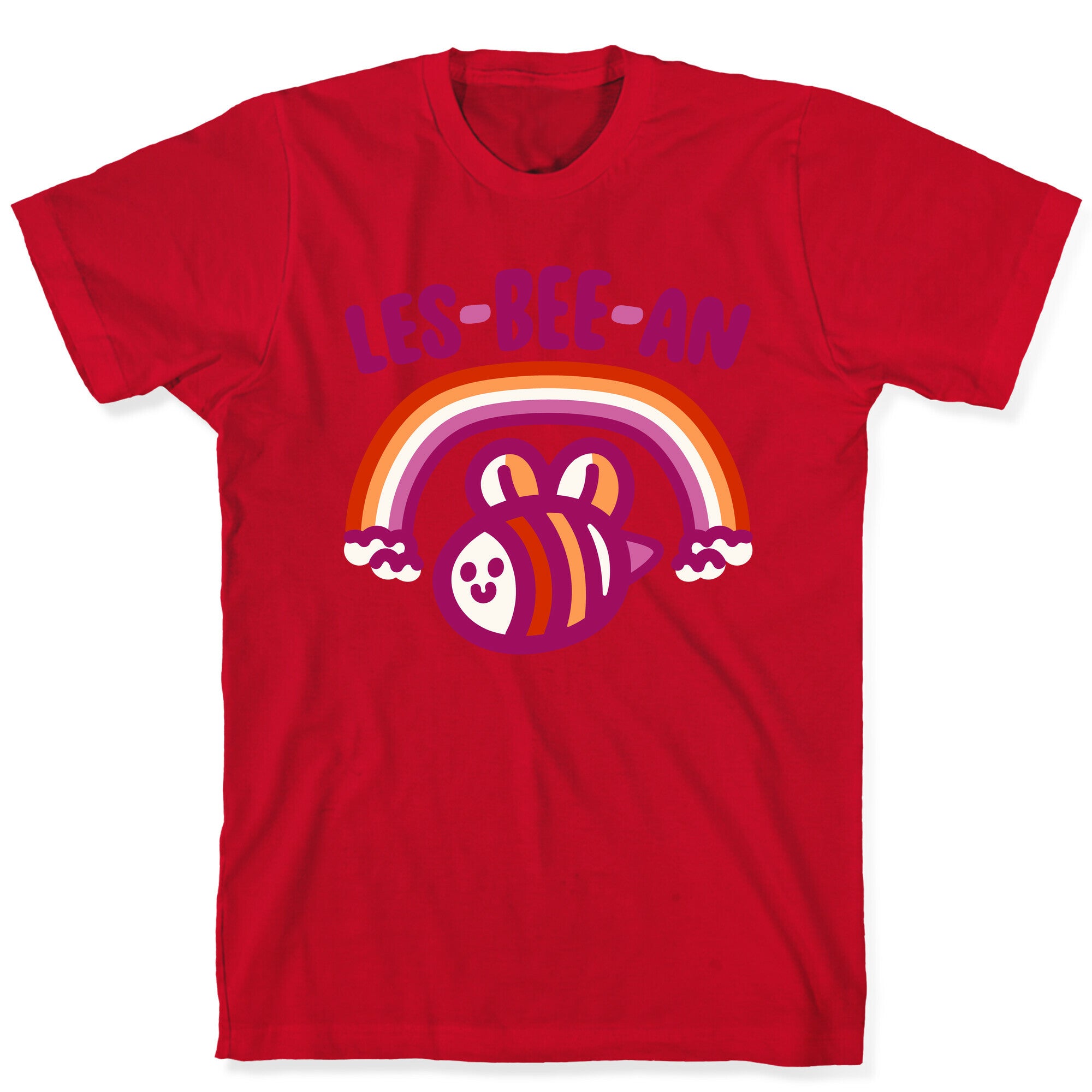 Lesbeean Lesbian Pride Bee Parody T-Shirt